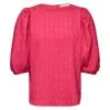 Edc By Esprit Bluse Mit Puffärmeln Pink Fuchsia