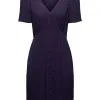Edc By Esprit Blusenkleid Mit Print Navy
