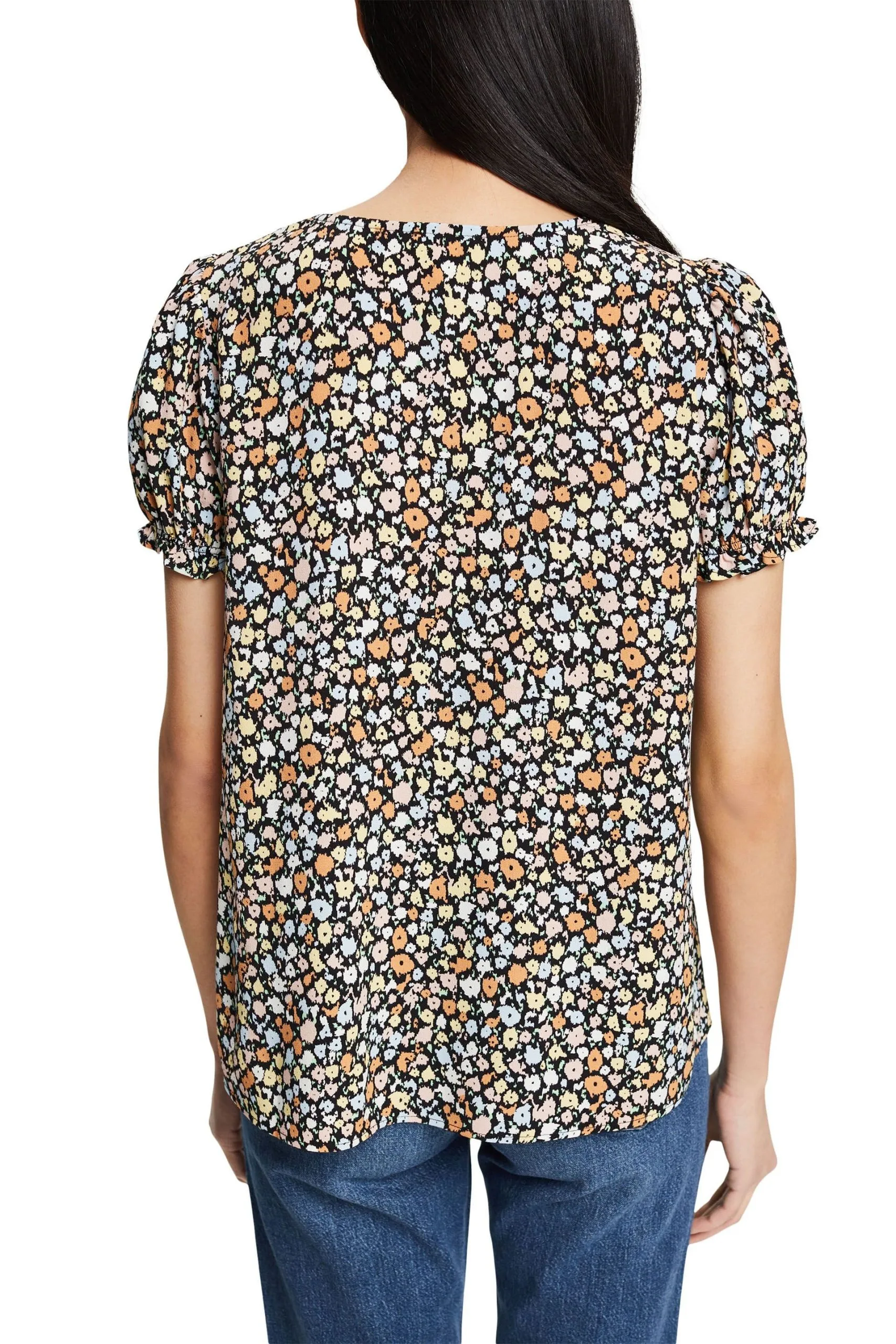 Edc By Esprit Blusentop Black 4 – Bild 3