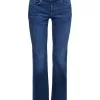 Edc By Esprit Bootcut-Jeans Blue Dark Washed