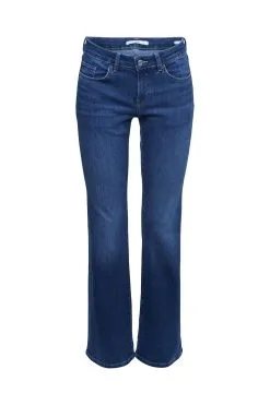 Edc By Esprit Bootcut-Jeans Blue Dark Washed