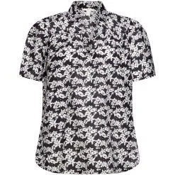 Edc By Esprit Geblümte Bluse In Marine