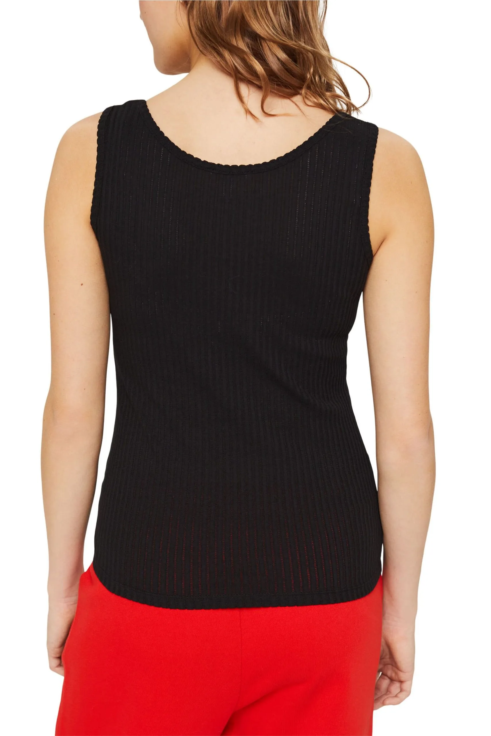 Edc By Esprit Geripptes Tanktop Black – Bild 3