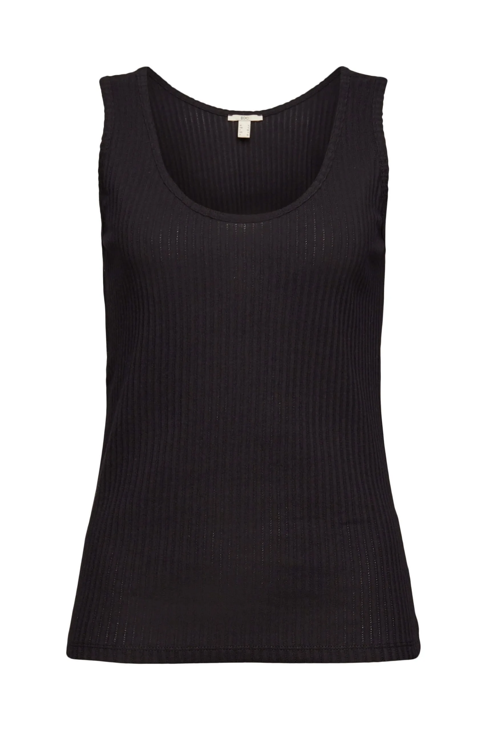 Edc By Esprit Geripptes Tanktop Black