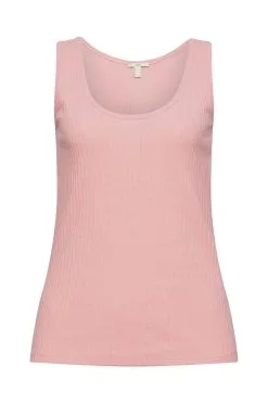 Edc By Esprit Geripptes Tanktop Dusty Nude
