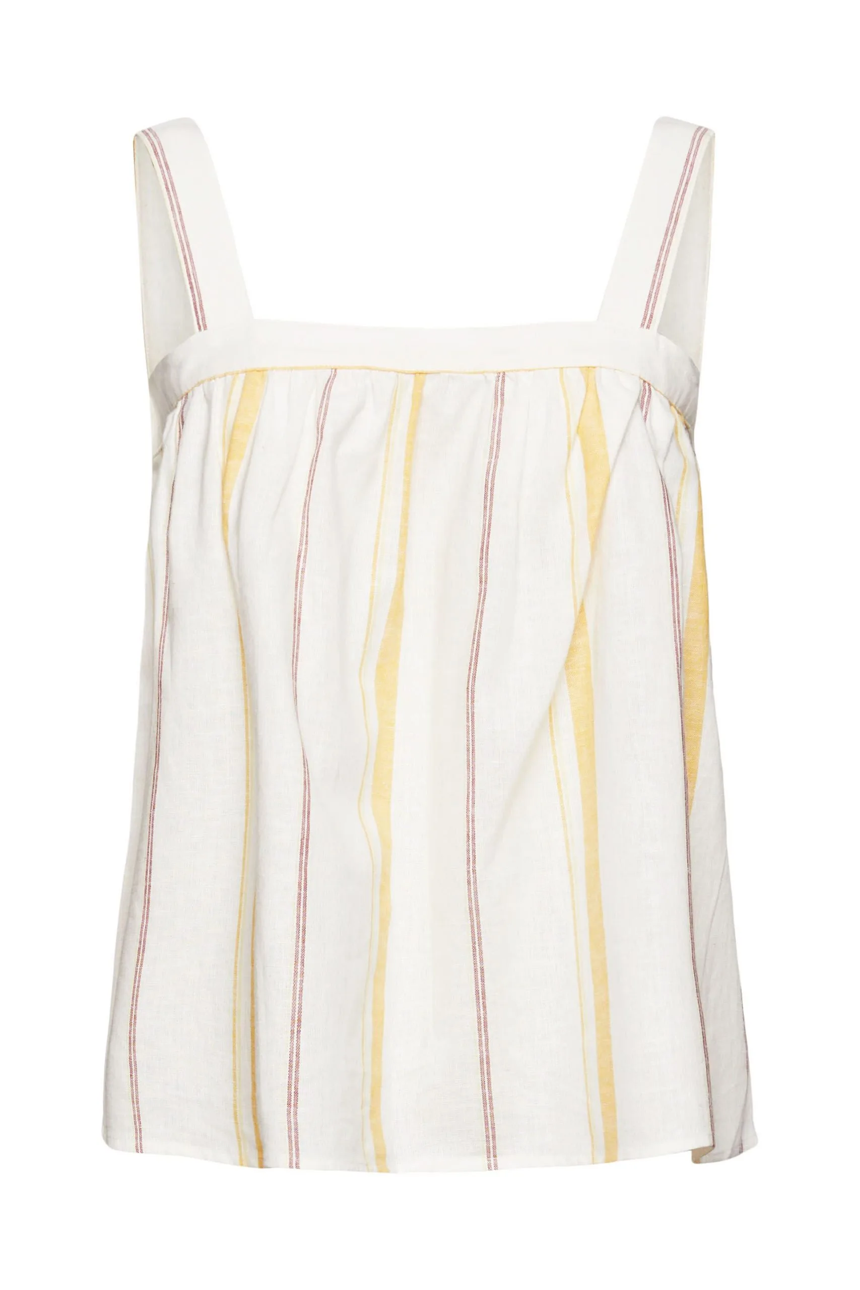 Edc By Esprit Gestreiftes Top Off White 2