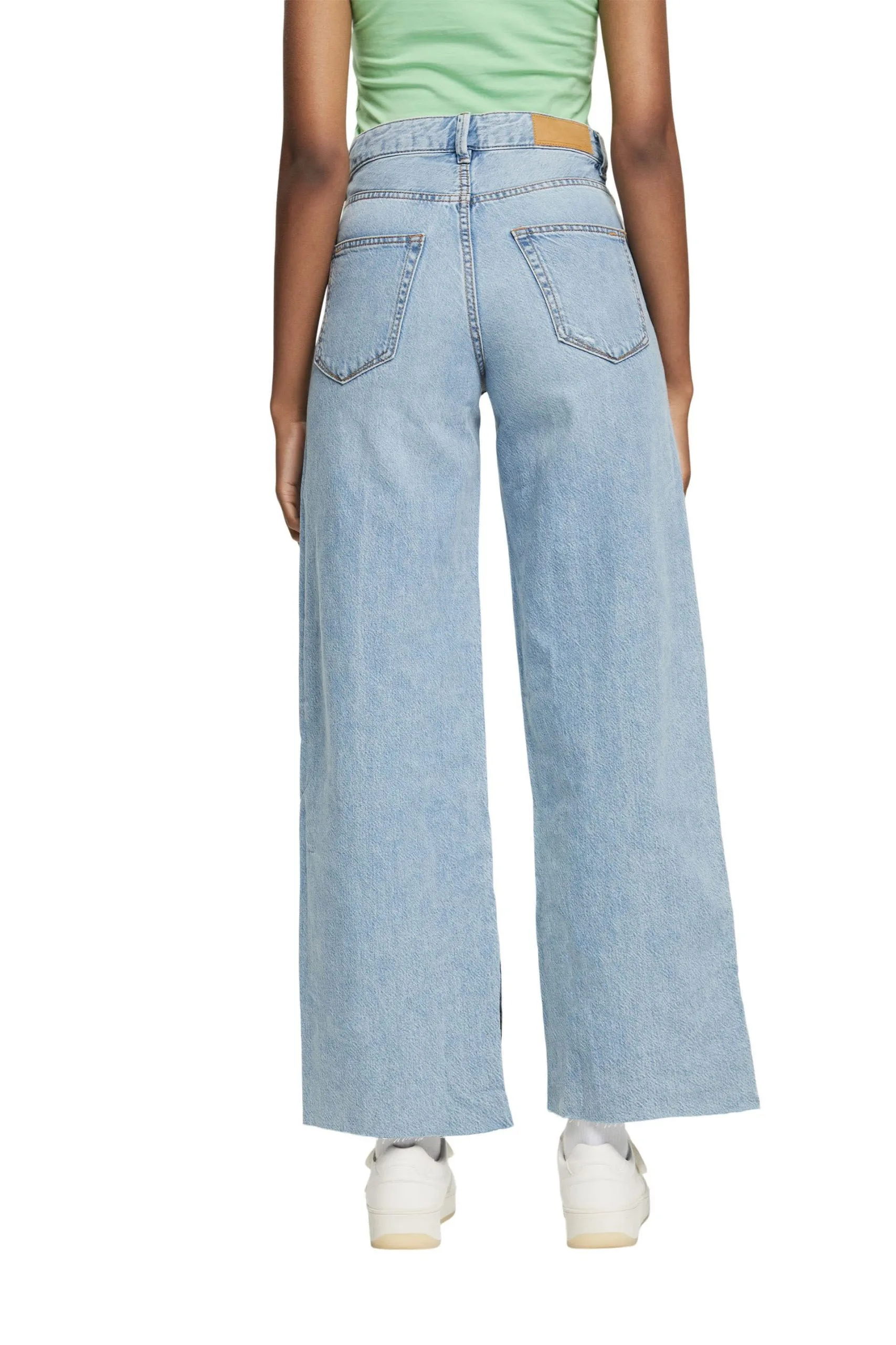 Edc By Esprit Jeans Mit Weitem Bein Blue Light Wash – Bild 3