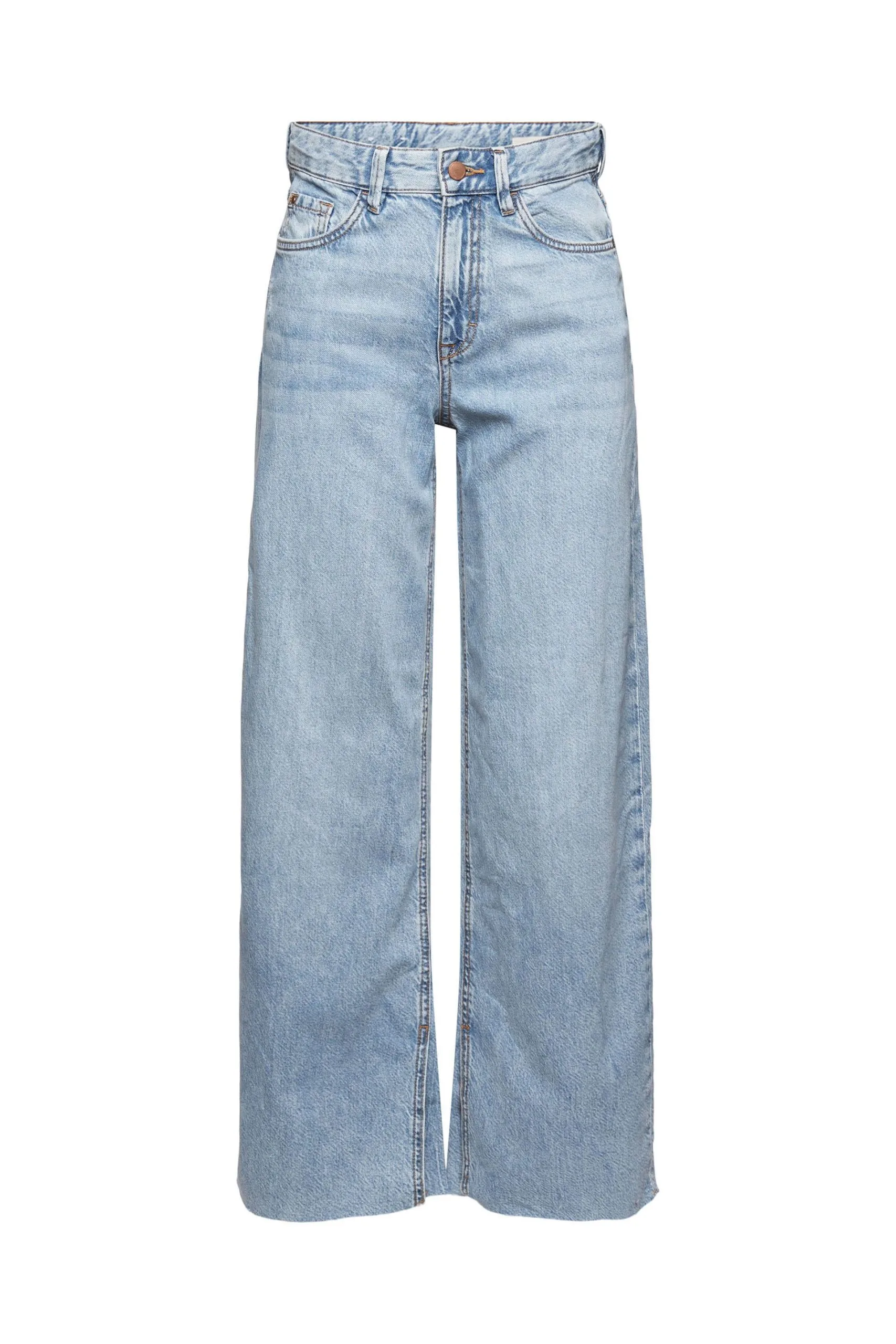 Edc By Esprit Jeans Mit Weitem Bein Blue Light Wash