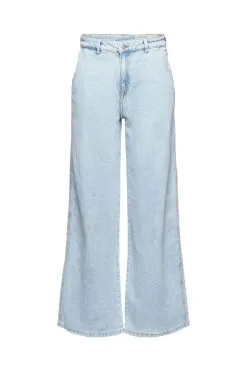 Edc By Esprit Jeans Mit Weitem Bein Blue Light Washed