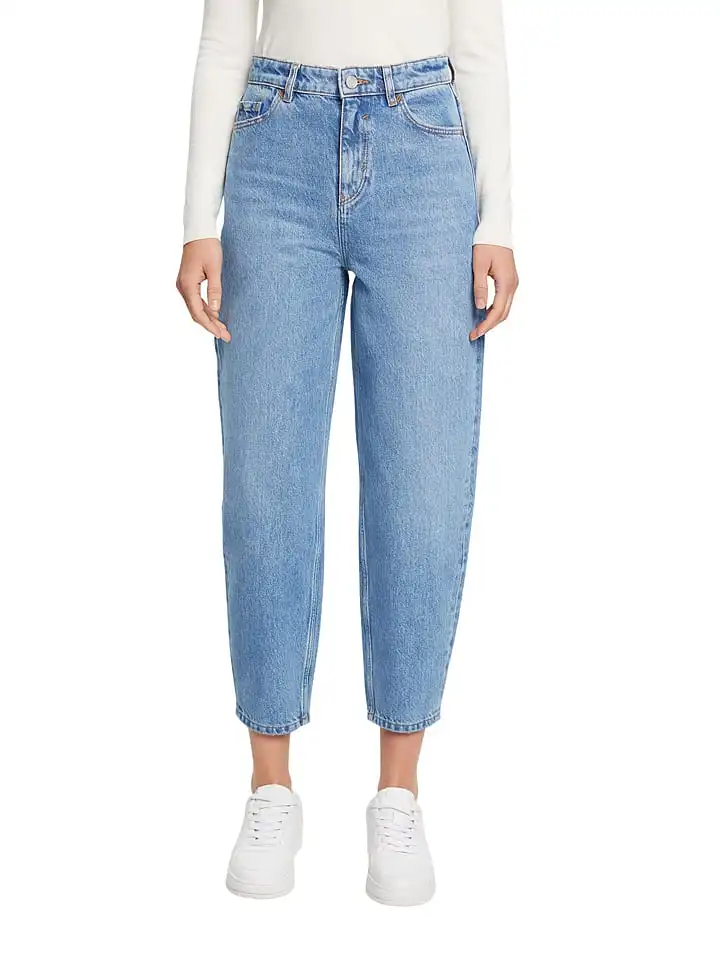 Edc By Esprit Jeans - Mom Fit - In Hellblau