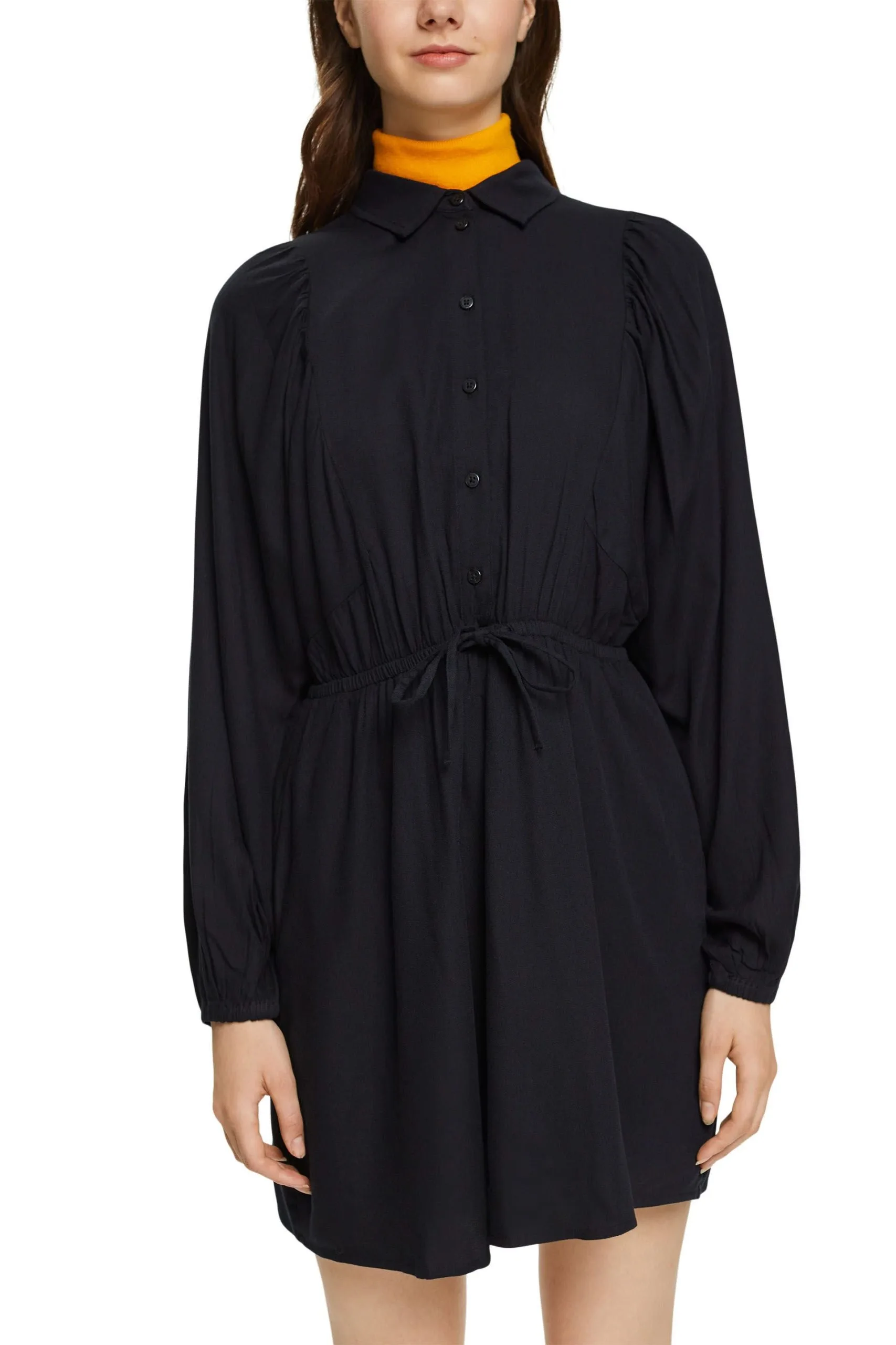 Edc By Esprit Kleid Mit Durchzugband Black – Bild 2