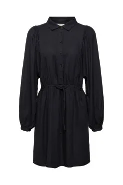 Edc By Esprit Kleid Mit Durchzugband Black