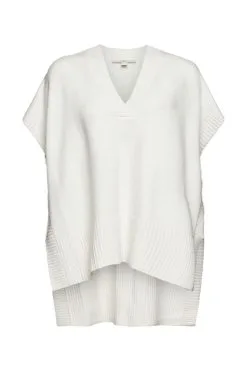 Edc By Esprit Kurzarmpulli Off White