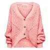 Edc By Esprit Locker Gestrickter Cardigan Pink