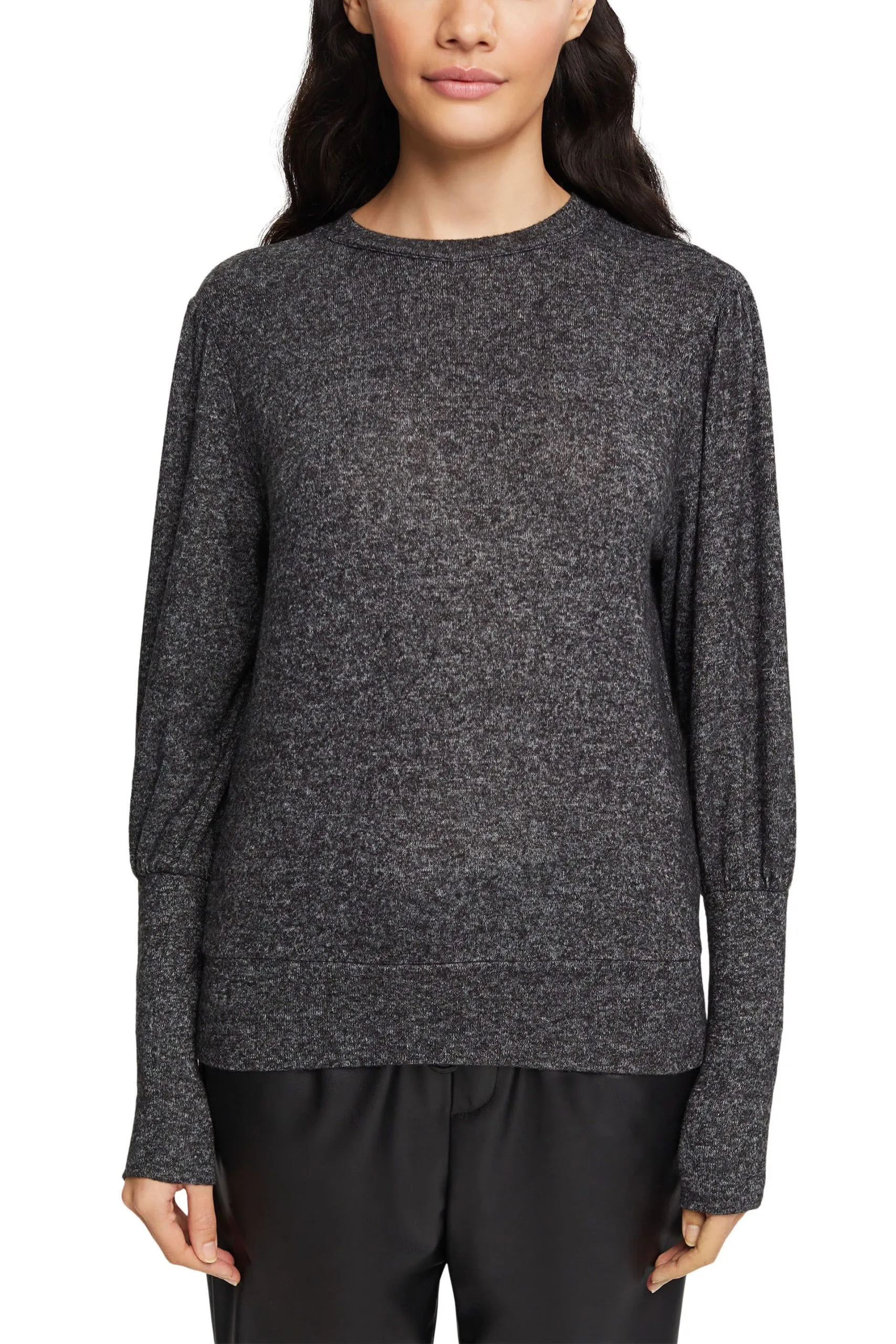 Edc By Esprit Longsleeve Black – Bild 2