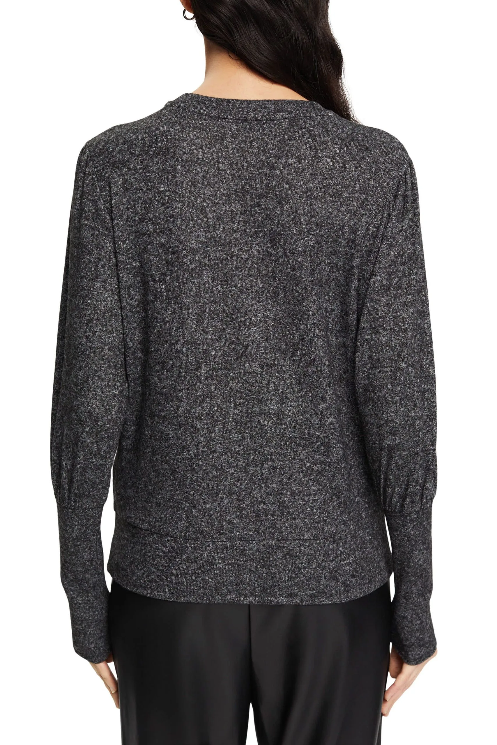 Edc By Esprit Longsleeve Black – Bild 3