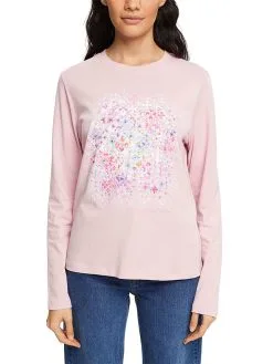Edc By Esprit Longsleeve In Rosa