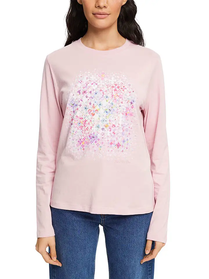 Edc By Esprit Longsleeve In Rosa
