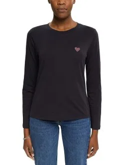 Edc By Esprit Longsleeve In Schwarz