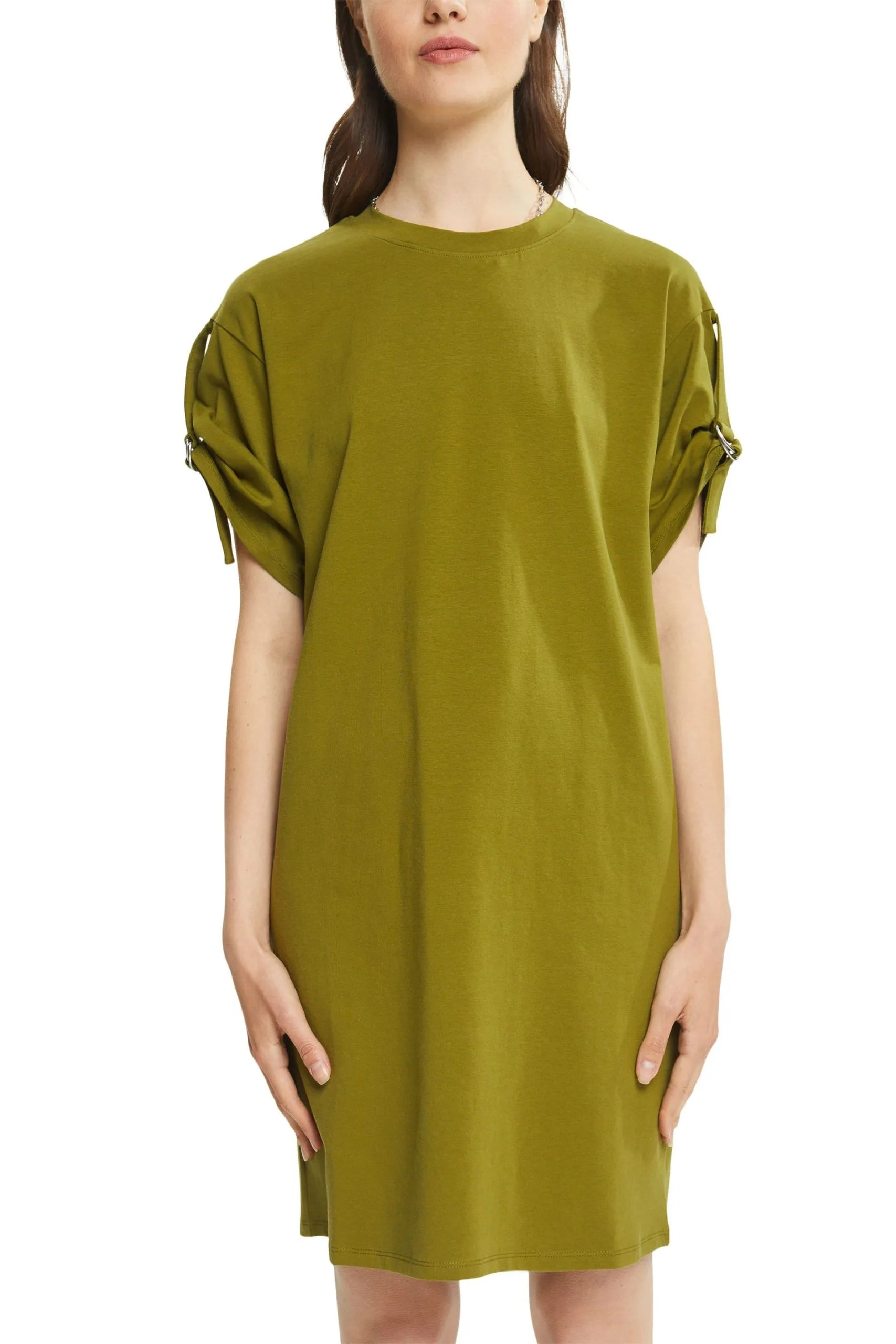 Edc By Esprit Minikleid Mit Schnallen Olive – Bild 2