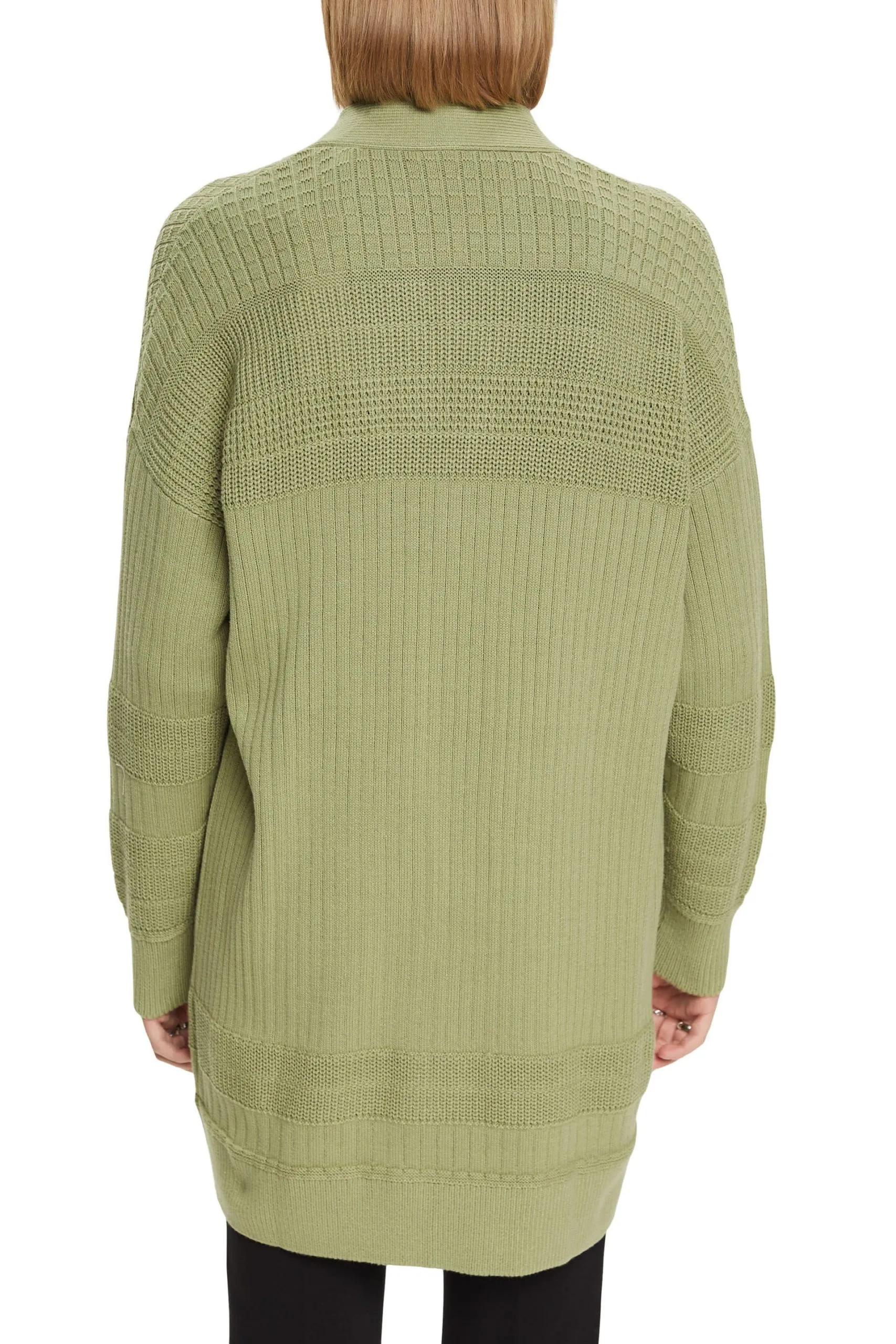 Edc By Esprit Offener Cardigan Light Khaki – Bild 3