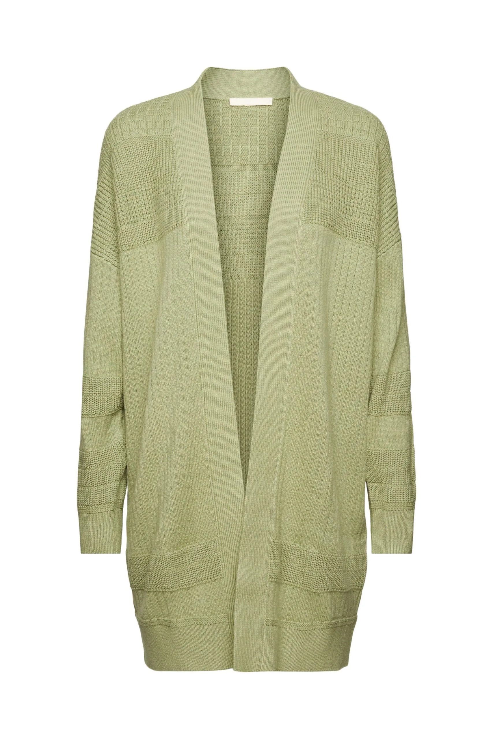 Edc By Esprit Offener Cardigan Light Khaki