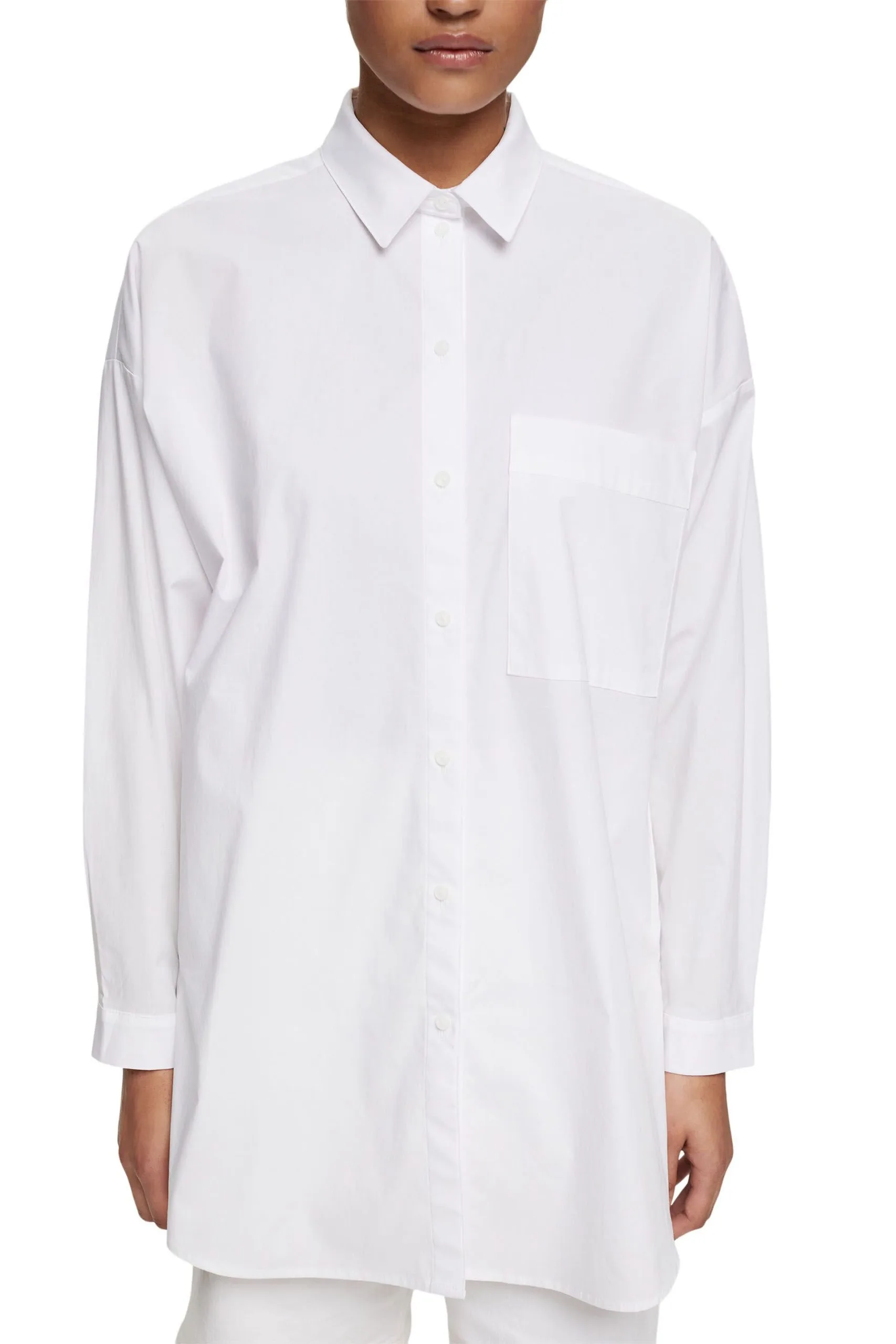 Edc By Esprit Oversize-Hemdbluse White – Bild 2