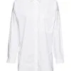 Edc By Esprit Oversize-Hemdbluse White
