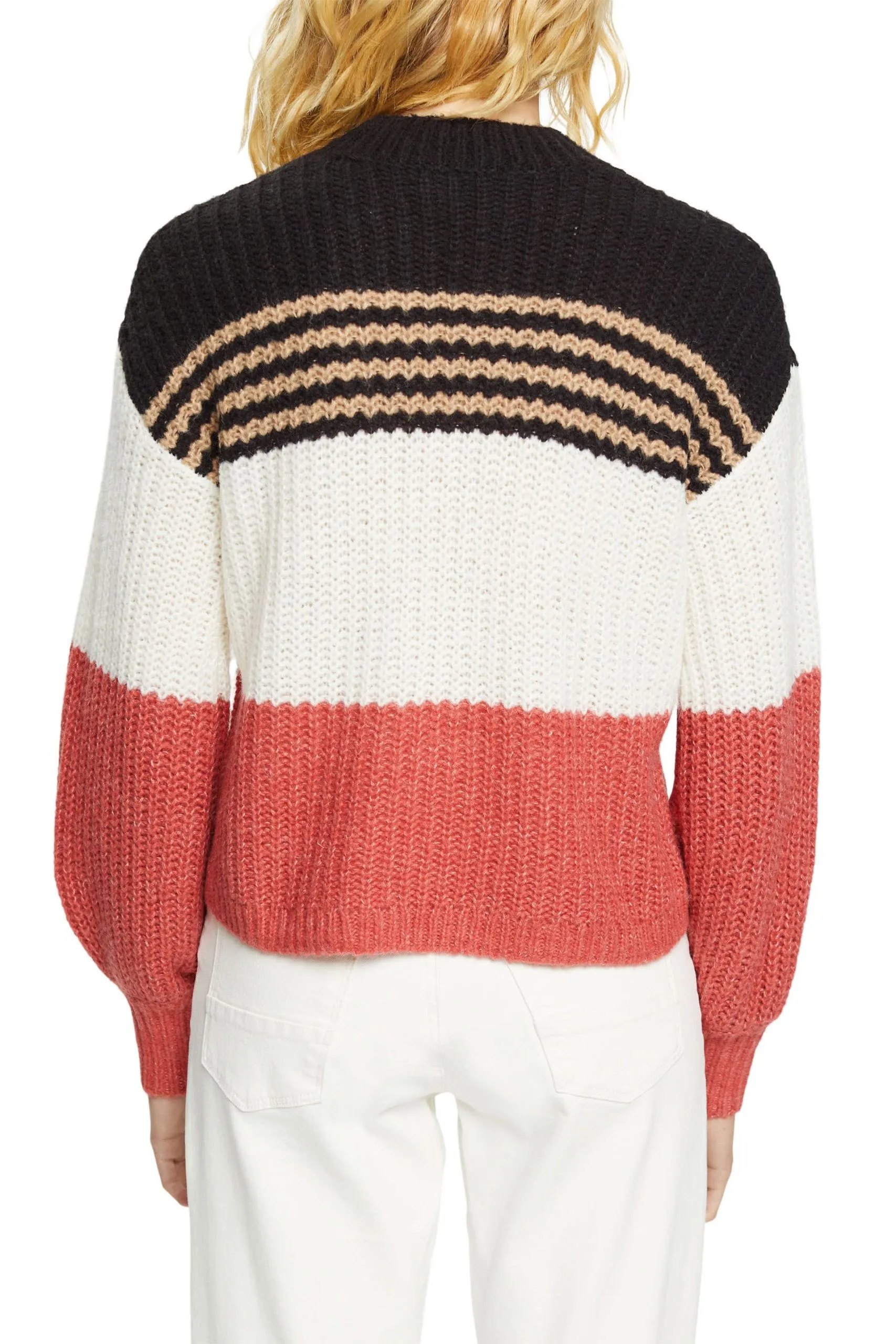 Edc By Esprit Pullover Aus Grobstrick Coral – Bild 3