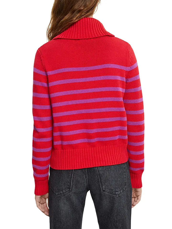Edc By Esprit Pullover In Rot/ Lila – Bild 2
