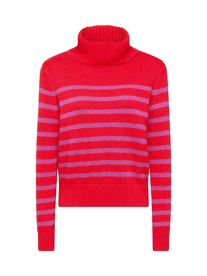 Edc By Esprit Pullover In Rot/ Lila – Bild 4
