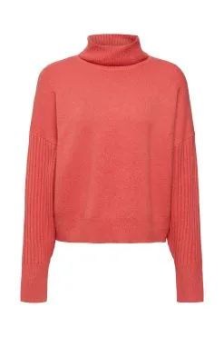 Edc By Esprit Rollkragenpullover Coral