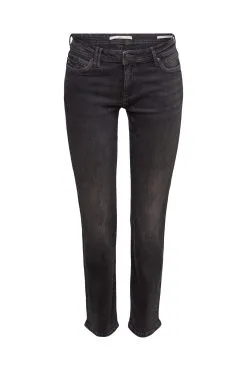 Edc By Esprit Straight Leg Jeans Black Dark Washed