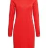 Edc By Esprit Strickkleid In Midilänge Orange Red