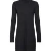 Edc By Esprit Strickkleid Mit Rollkragen Black