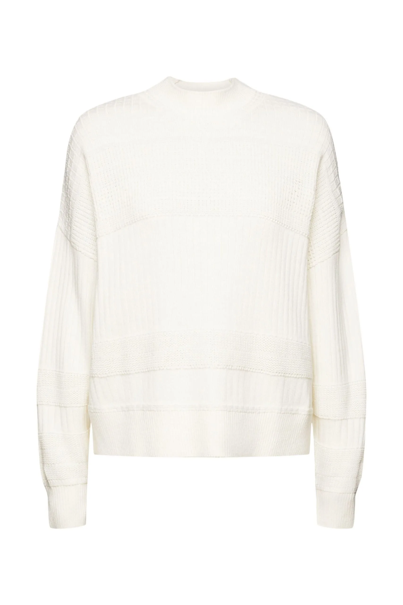 Edc By Esprit Strickpullover Off White