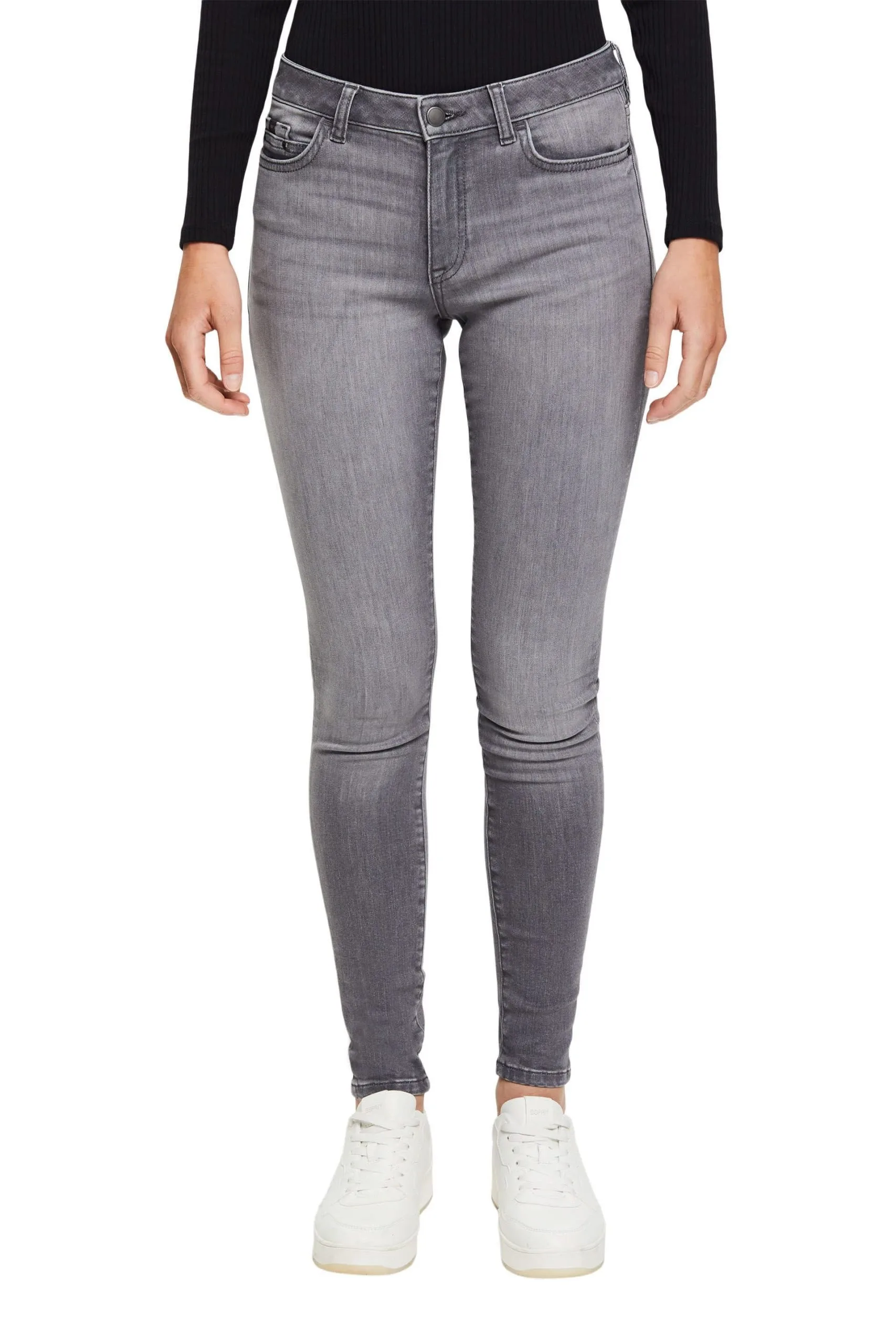 Edc By Esprit Superstretch-Jeans Grey Medium Washed – Bild 2