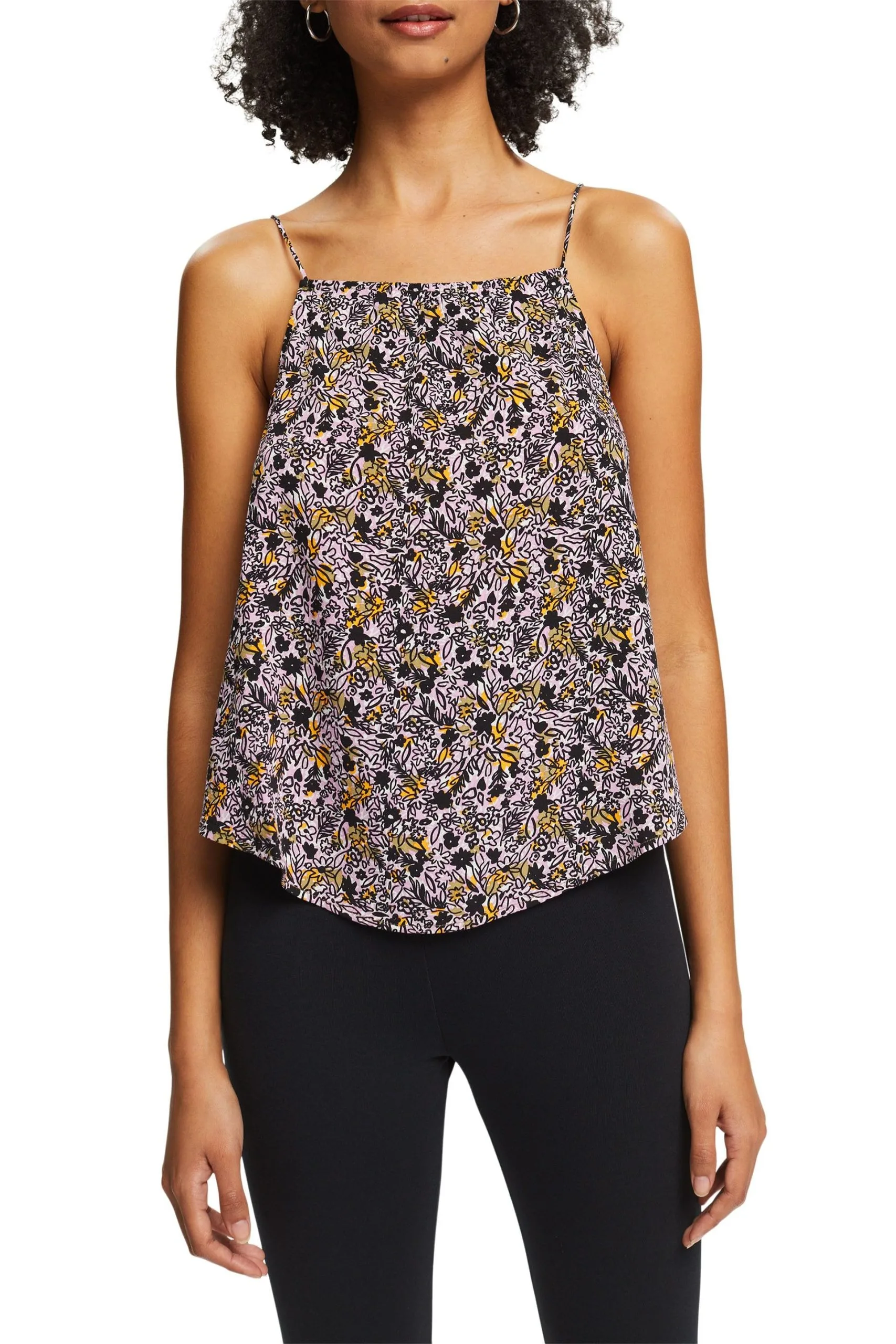 Edc By Esprit Top Mit Muster Olive – Bild 2