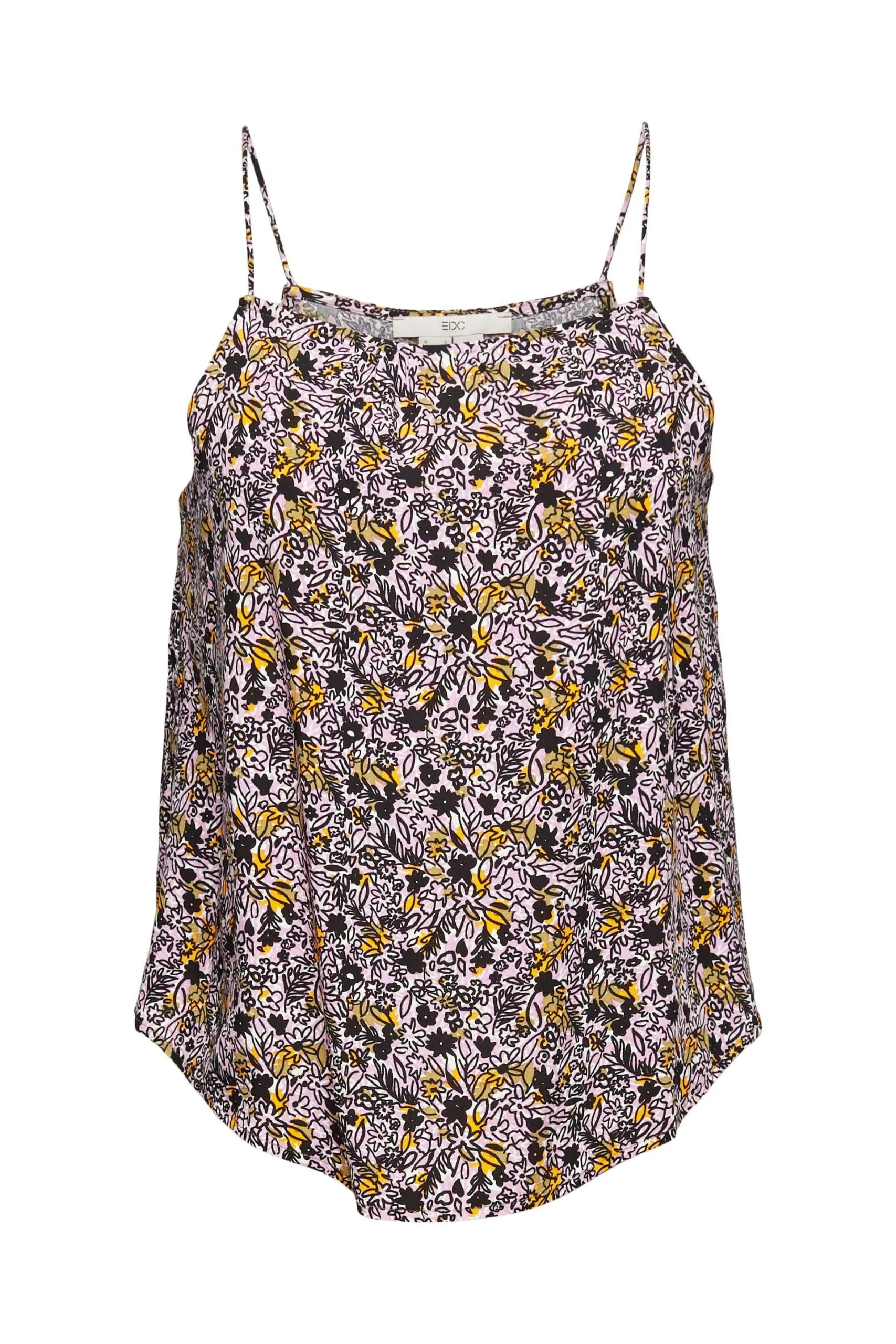 Edc By Esprit Top Mit Muster Olive