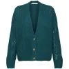 Edc By Esprit ZopfStrick-Cardigan Und Alpaka Teal Green