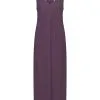 ESPRIT Ärmelloses Midikleid Dark Purple