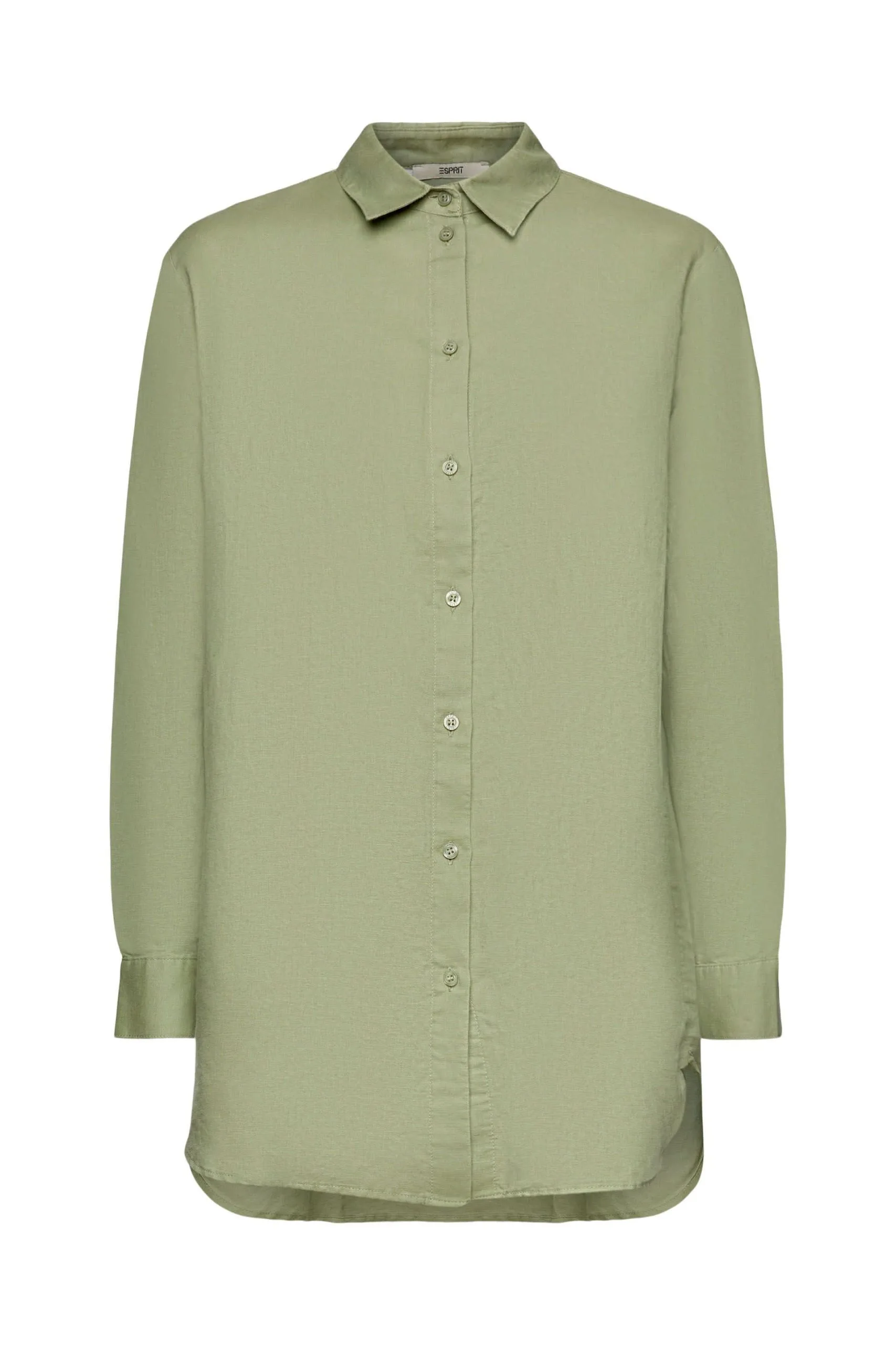 ESPRIT Bluse Aus Mix Light Khaki