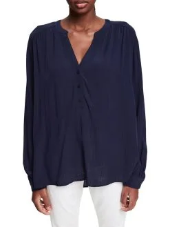 ESPRIT Bluse In Dunkelblau