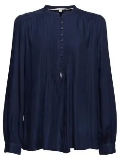 ESPRIT Bluse In Dunkelblau