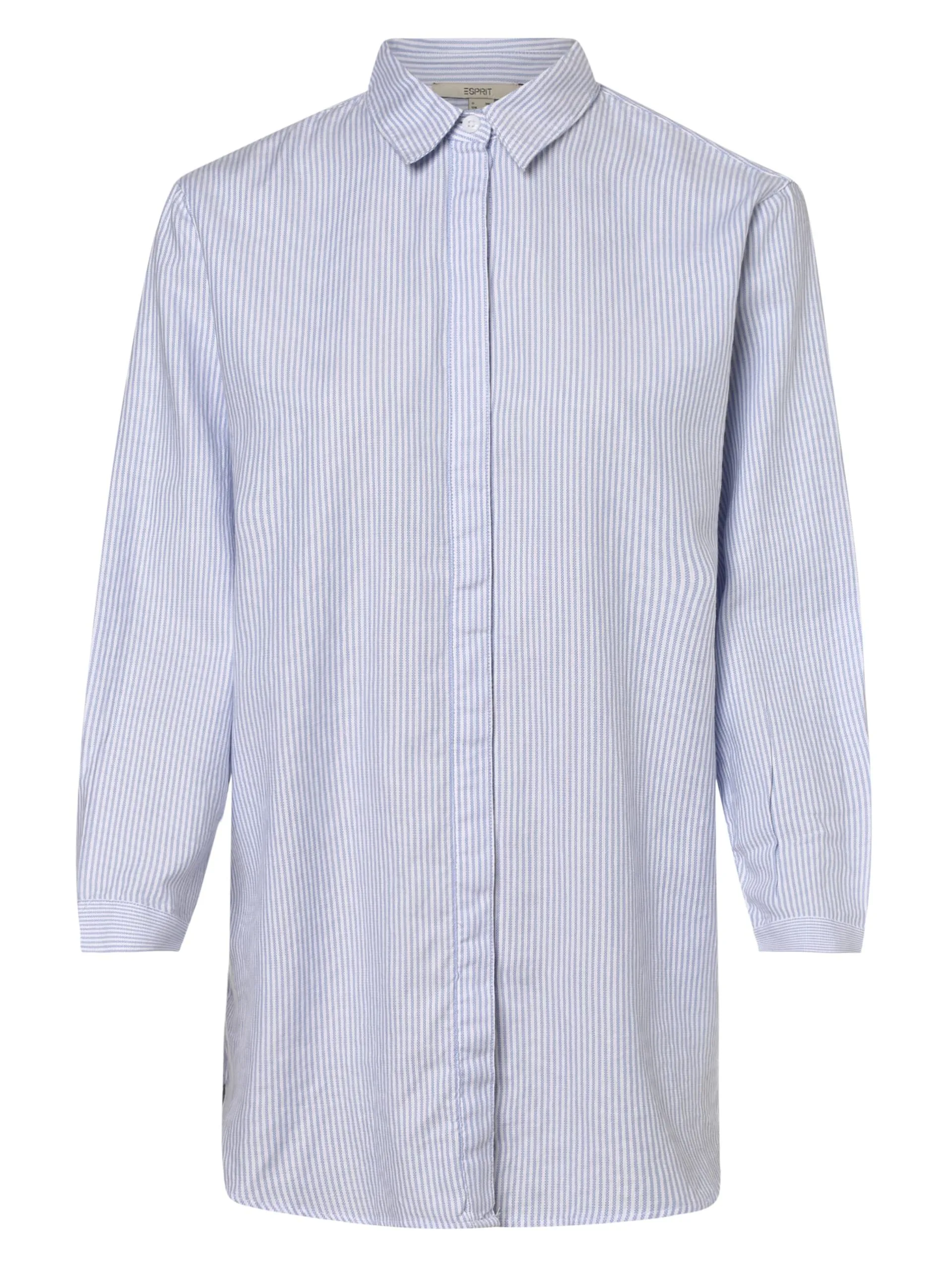 ESPRIT Bluse In Hellblau Weiß