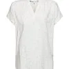 ESPRIT Bluse Mit Blumenmuster Off White