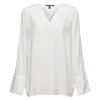 ESPRIT Bluse Mit Breiten Manschetten Off White