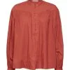 ESPRIT Bluse Mit Dobby-Struktur Terracotta