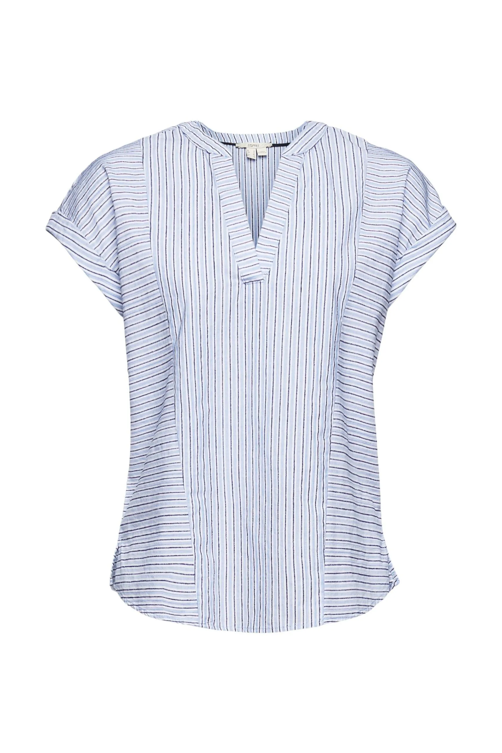 ESPRIT Bluse Mit Strukturstreifen Off White 3