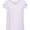 ESPRIT Bluse Mit Volantärmeln Lilac